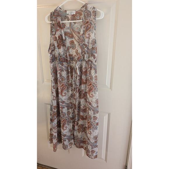 L. I. F. E. Love Is For Eternity Sheer Wrap, Boho Print, Medium, Tie Closure - Picture 1 of 9